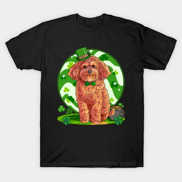 Cockapoo Dog St Patricks Day Leprechaun T-Shirt by Noseking